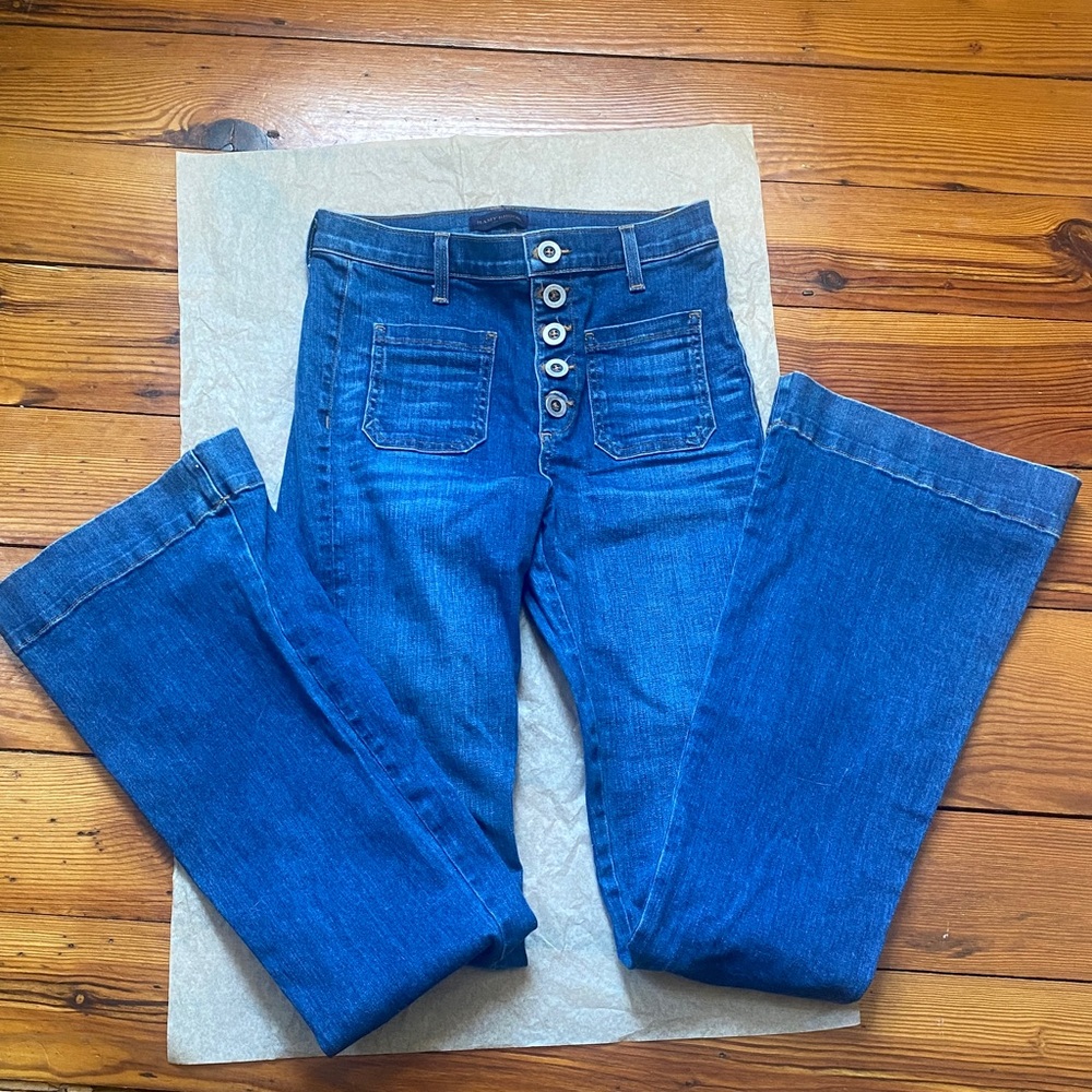 Ramy Brook Cindy High Rise Flare Jeans - Picture 5 of 9